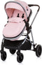 Chipolino Aura Opvouwbare Kinderwagen 3 in 1 - Met Luiertas - Flamingo
