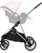 Chipolino Aura Opvouwbare Kinderwagen 3 in 1 - Met Luiertas - Flamingo