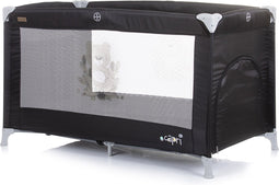 Chipolino Campingbedje Capri - Reisbedje baby - Met matras - Zij-ingang - 125 x 77 cm - Grijs