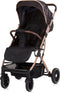 Chipolino Combo Opvouwbare Buggy Met Voetenhoes Obsidian Gold