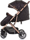 Chipolino Combo Opvouwbare Buggy Met Voetenhoes Obsidian Gold
