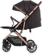 Chipolino Combo Opvouwbare Buggy Met Voetenhoes Obsidian Gold