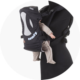 Chipolino Comfy Ergonomische Draagzak Met 4 Babyposities Black