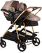 Chipolino Duo Smart Autostoel 40-87 Cm Groep 0+ Golden Beige