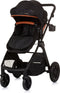 Chipolino Harmony Opvouwbare 3-in-1 Kinderwagen Met Luiertas Obsidian