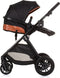 Chipolino Harmony Opvouwbare 3-in-1 Kinderwagen Met Luiertas Obsidian