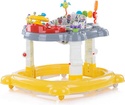 Chipolino Joya Lux 4-in-1 Loopstoel 360° Draaibaar Opvouwbaar Geel