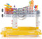 Chipolino Joya Lux 4-in-1 Loopstoel 360° Draaibaar Opvouwbaar Geel