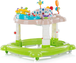 Chipolino Joya Lux 4-in-1 Loopstoel 360° Draaibaar Opvouwbaar Groen
