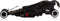 Chipolino Miley Opvouwbare Plooibuggy - Reisbuggy Obsidian Black