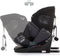 Chipolino Motion Autostoel - Kinderzitje Auto - I-size 40-150 Cm - Isofix 360° - Groep 0+, 1, 2, 3 - Obsidian