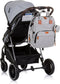Chipolino Rugzak/- Luiertas Met Extra Veel Opslagruimte Ash Grey