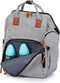 Chipolino Rugzak/- Luiertas Met Extra Veel Opslagruimte Ash Grey
