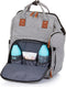 Chipolino Rugzak/- Luiertas Met Extra Veel Opslagruimte Ash Grey