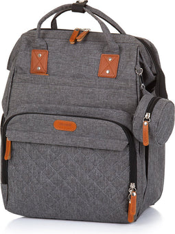 Chipolino Rugzak/- Luiertas Met Extra Veel Opslagruimte granite