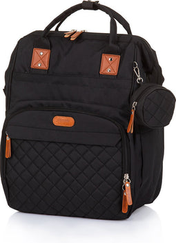 Chipolino Rugzak/- Luiertas Met Extra Veel Opslagruimte Obsidian