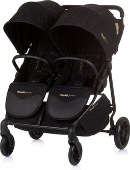 Chipolino Top Stars Opvouwbare Buggy Voor 2 Kids Obsidian