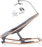 Chipolino Velvet Opvouwbare Wipstoel Met Mobiel Graphite Wood