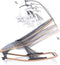 Chipolino Velvet Opvouwbare Wipstoel Met Mobiel Graphite Wood