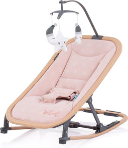 Chipolino Velvet Opvouwbare Wipstoel Met Mobiel Rose Water Wood