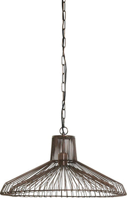 Light & Living Hanglamp Kasper - Bruin - Ø55cm - Modern - Hanglampen Eetkamer, Slaapkamer, Woonkamer