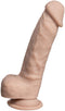 SILEXD - Real Skin - Realistische Dildo met Testikels - 18 cm - Lichte Huidskleur