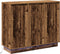 vidaXL - Dressoir - met - LED - - - Gerecycled - Hout - - - 90x32x75 - cm - - - Gelaagd - Hout