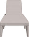 vidaXL - Ligbed - 186x60x29 - cm - polypropeen - cappuccinokleurig