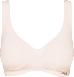 sloggi ZERO Feel - Dames Bralette - Gewelfde V-hals met push-upeffect - Angora - Maat L