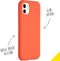 Accezz iPhone 11 - Liquid Silicone Backcover - Schokabsorberend - Nectarine