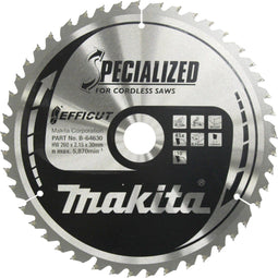Makita B-64630 - Cirkelzaagblad - 260 mm - 45 tanden - Efficut ATAFR