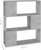 vidaXL-Boekenkast/kamerscherm-80x24x94-cm-spaanplaat-betongrijs