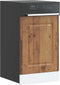 vidaXL - Vaatwaspaneel - Kalmar - 45x1,5x67 - cm - bewerkt - hout - oud - houtkleurig
