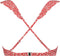 Beachlife Ditsy Flower - Ruffle bikinitop - Voorgevormde cups en beugel - Rood