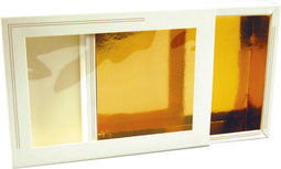 Chocoladeletter - karton - 149x109x31mm - wit/goud - 50 stuks