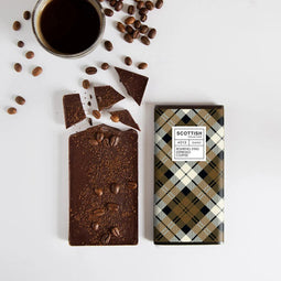 Chocoladereep Espressokoffie Roaring Stag - 100 gram - Handmade in Scotland