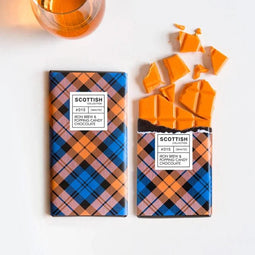 Chocoladereep Iron Brew met Knettersuiker - 100 gram - Handmade in Scotland