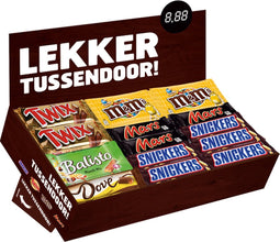 Chocoladerepen | doos van 49 stuks | mix
