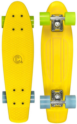 Choke Skateboard - geel/groen/blauw