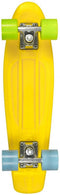 Choke Skateboard - geel/groen/blauw