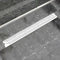 vidaXL - Doucheafvoer - rechthoekig - golf - 1030x140 - mm - roestvrij - staal