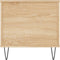 vidaXL - Salontafel - 90x44,5x45 - cm - bewerkt - hout - sonoma - eikenkleurig