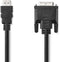 Nedis CCGL34800BK20 - HDMI naar DVI-D Kabel - 200 cm - Zwart
