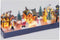 Christmas Decoration kerstdorp accessoires- figuurtjes/huisjes -10x