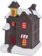 Christmas Decoration kerstdorp accessoires- figuurtjes/huisjes -10x