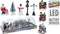 Christmas Decoration kerstdorp accessoires- figuurtjes/huisjes -10x