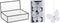 Christmas Decoration kersthangers vlinders -2x-wit glitter - 15 cm