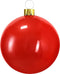 Christmas Decoration mega grote kerstbal - 65 cm - rood - opblaasbaar