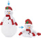 Christmas Decoration Sneeuwpop decoratie figuur/beeld - 200 cm -LED verlichting - kunststof