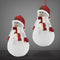 Christmas Decoration Sneeuwpop decoratie figuur/beeld - 200 cm -LED verlichting - kunststof